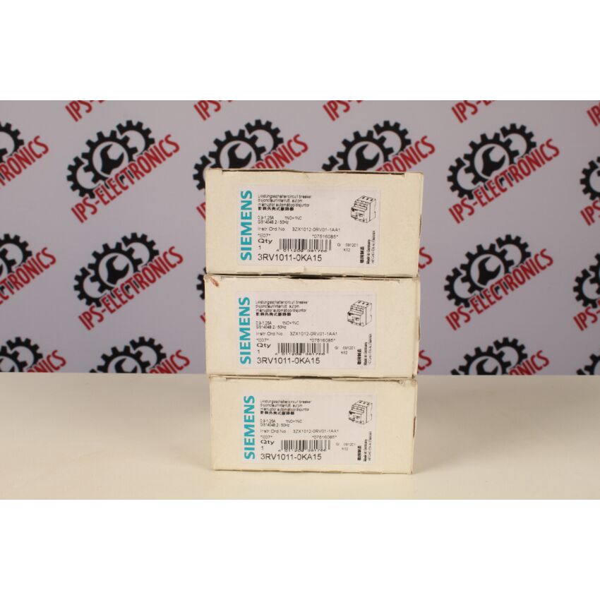 3RV1011-0KA15 (07516085) 3x bundle