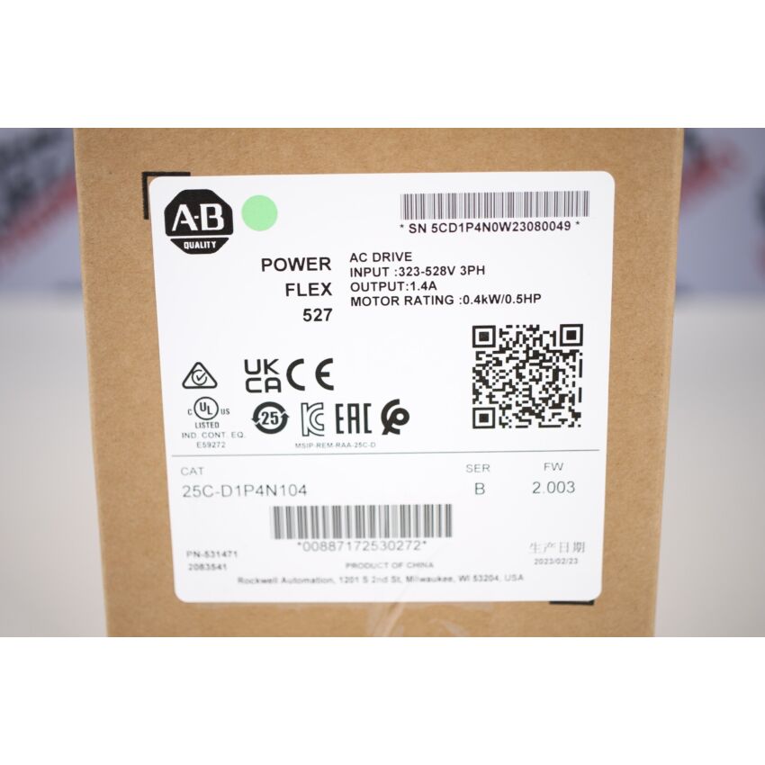 POWER FLEX 527 25C-D1P4N104 SER.B