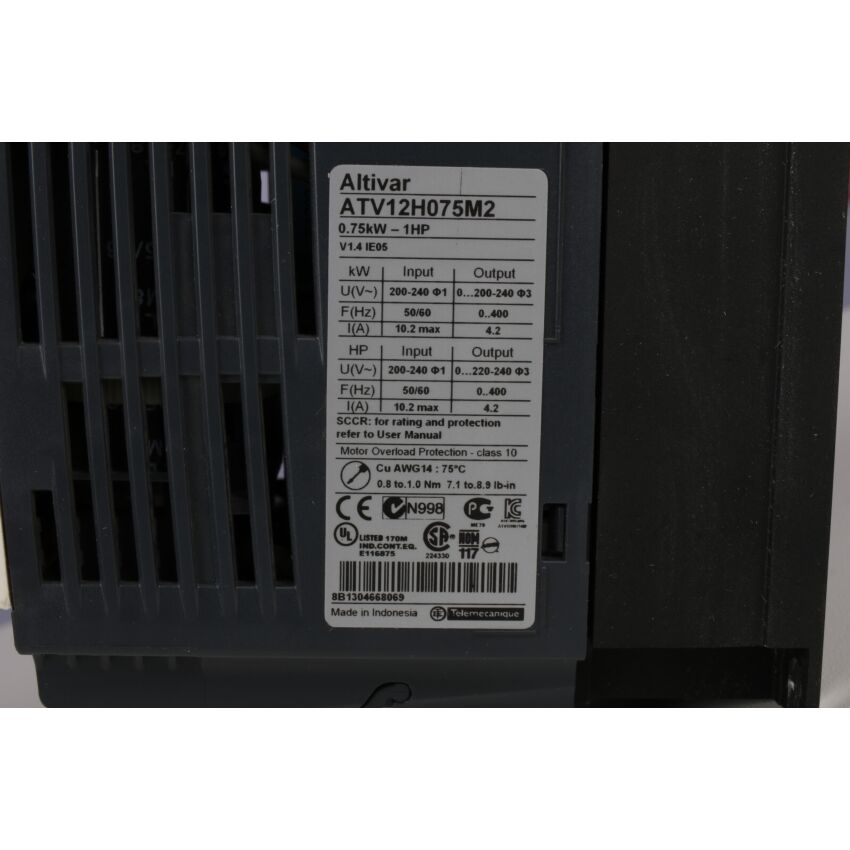 ALTIVAR ATV12H075M2 0.75KW - 1HP