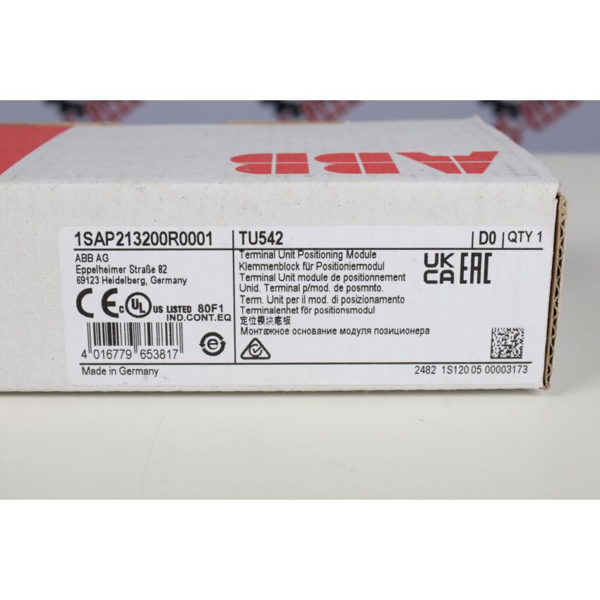 1SAP213200R0001 TU542 
