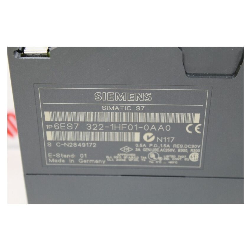 4x Simatic S7 1P 6ES7-322-1HF01-0AA0