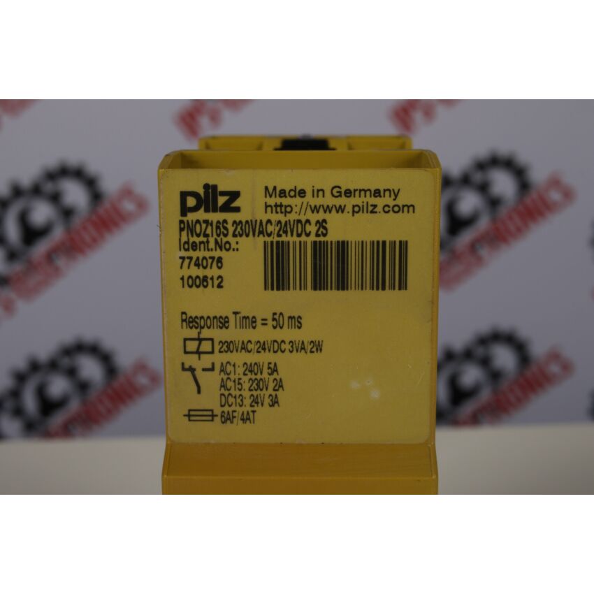 PNOZ 16S 230VAC 24VDC 2n/o 2so