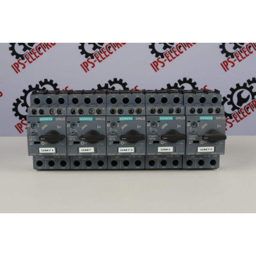 3RV2011-1CA10 QM71/QM7/QM73/GM3/QM72 33A (5x BUNDLE)