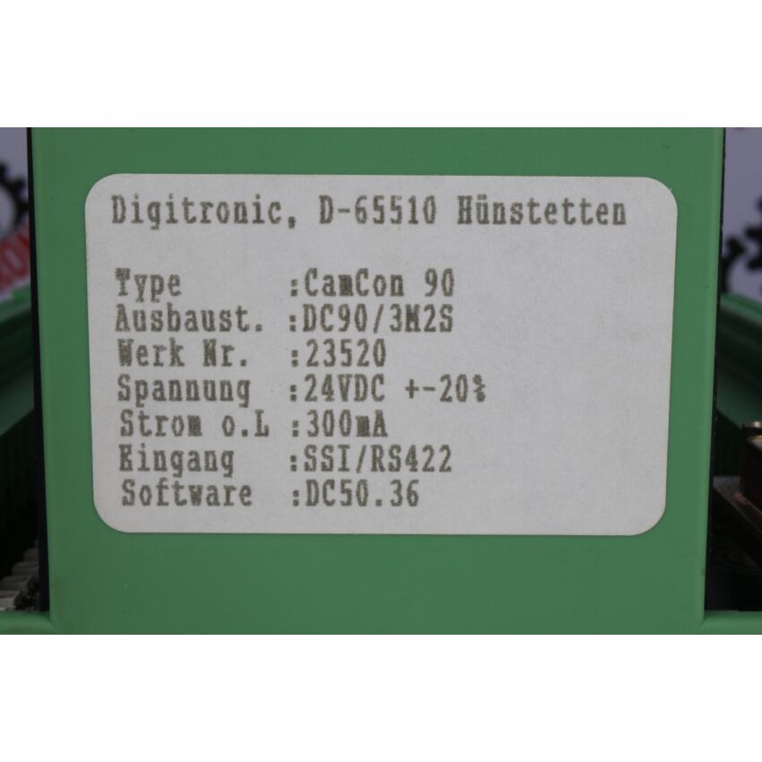 DIGITRONIC DC90 CAMCON-90 (DC50.36)