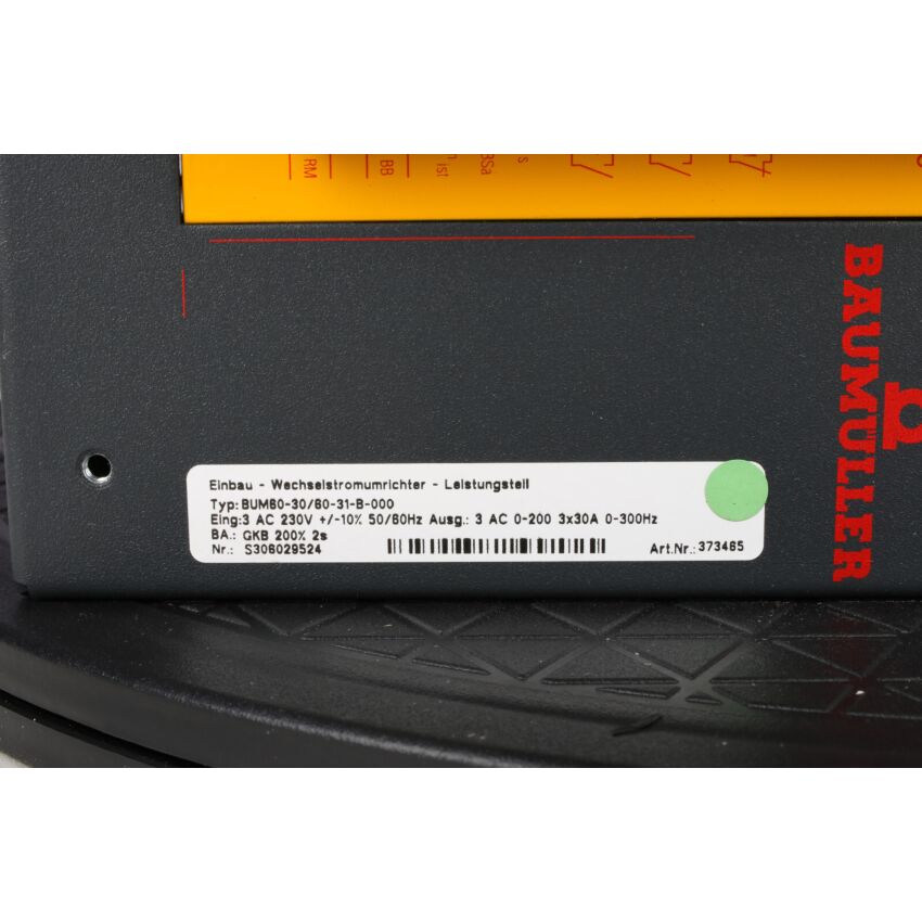 BUM60-30/60-31-B-000 / BUM60-A-SM-0110-B (GREEN)