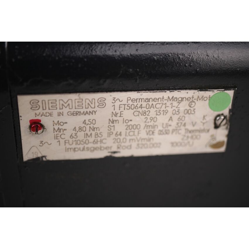 1FT5064-0AC71-1-Z Z:H00 (GREEN)