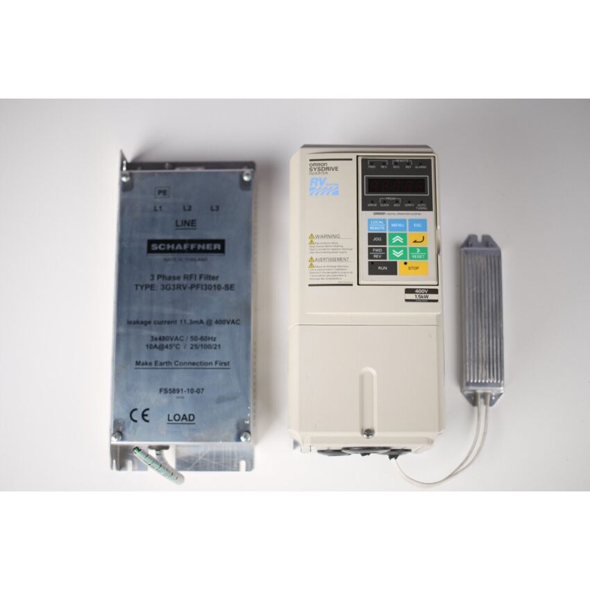 3G3RV-A4015-E + 3G3RV-PFI3010-SE + 3G3IV-PJVOP161