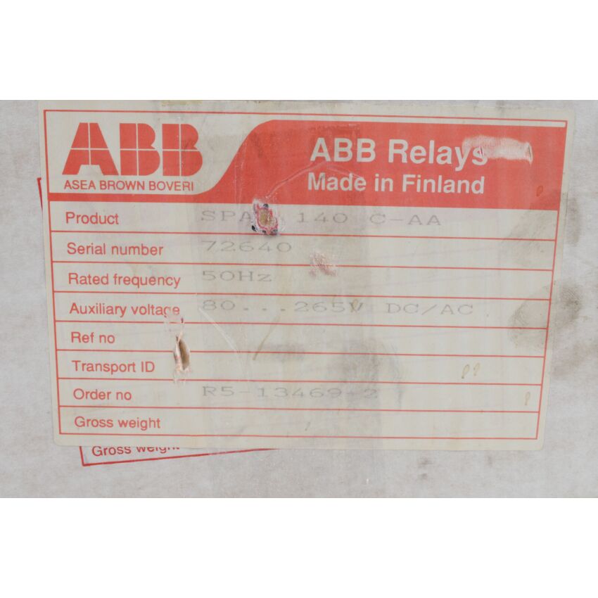 SPAJ 140 C-AA R5-13469-2