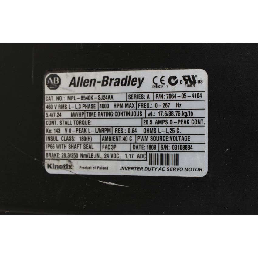 MPL-B540K-SJ24AA SER.A