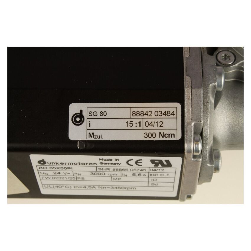 BG-65X50PI (ratio i=15:1) 