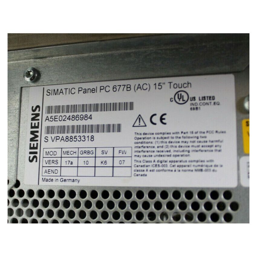 Simatic PC 677B 15
