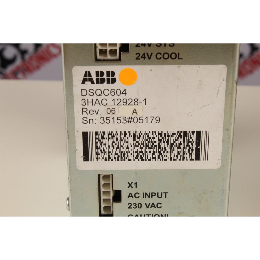 DSQC604 3HAC 12928-1 REV. 06A (PBSE1027) 
