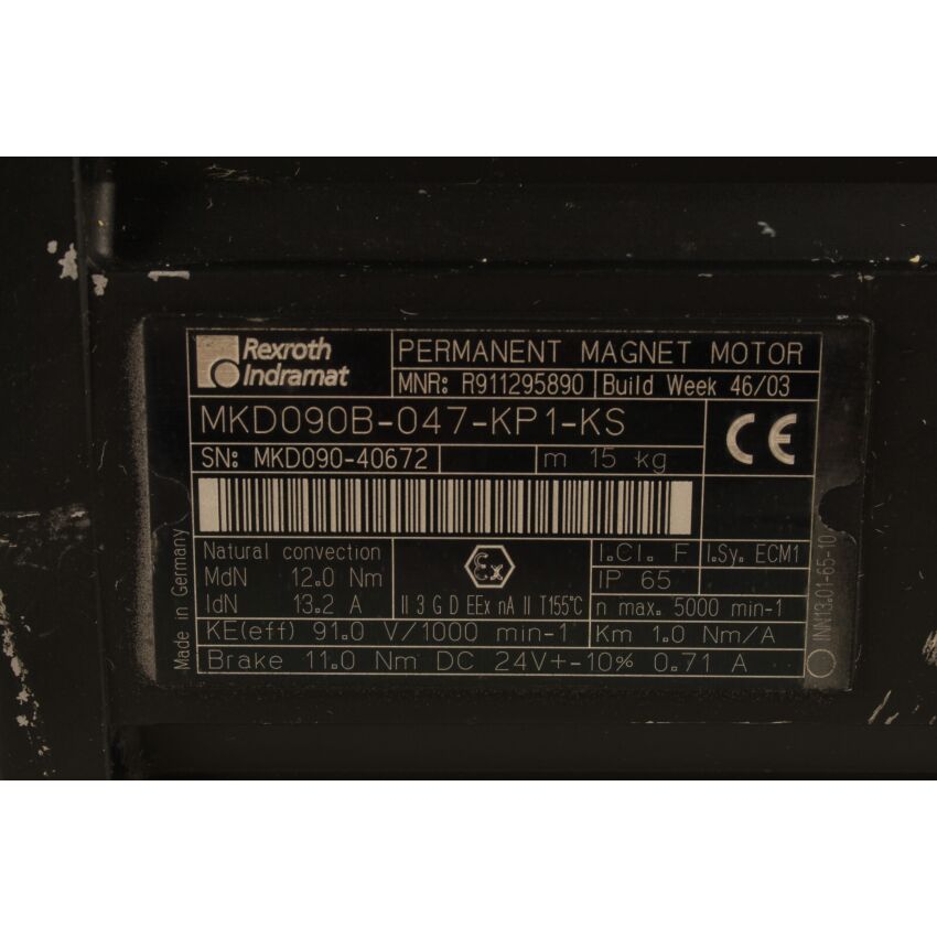 Rexroth MKD090B-047-KP1-KS (backshield bearing housing)