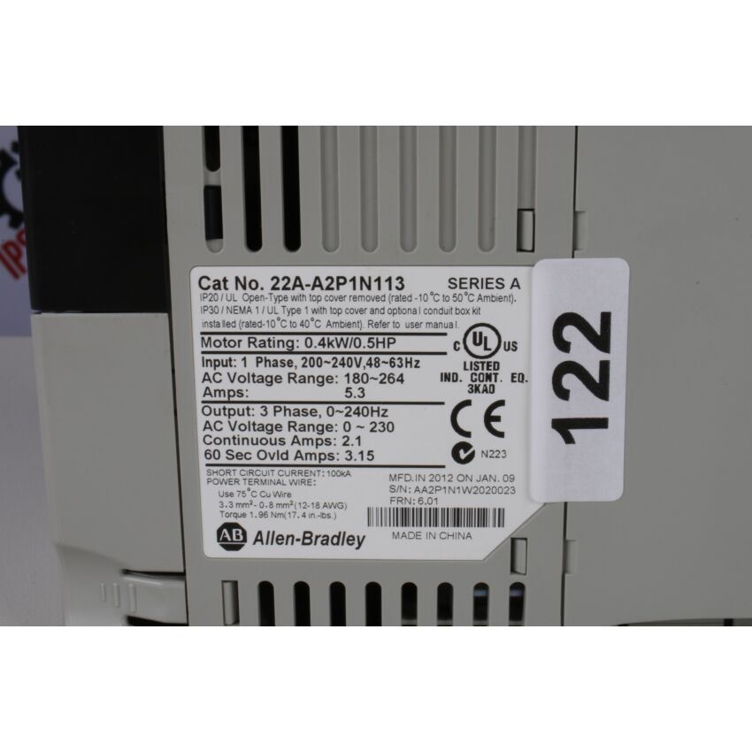 POWERFLEX 22A-A2P1N113 (122)