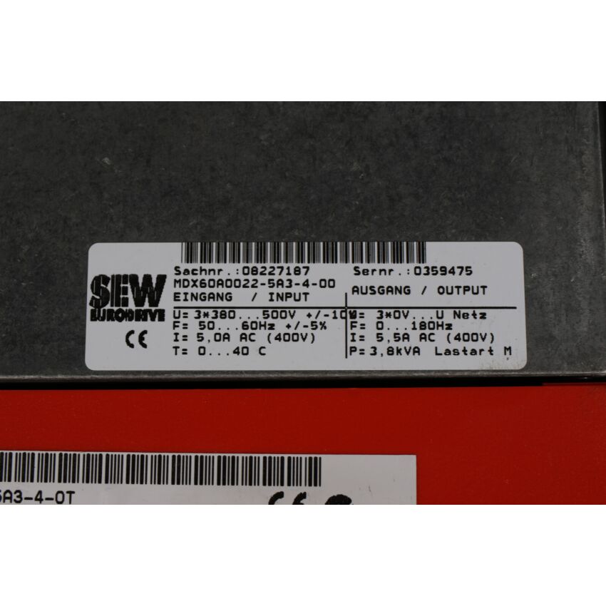 MDX60A0022-5A3-4-00 / MCS41A0022-5A3-4-0T