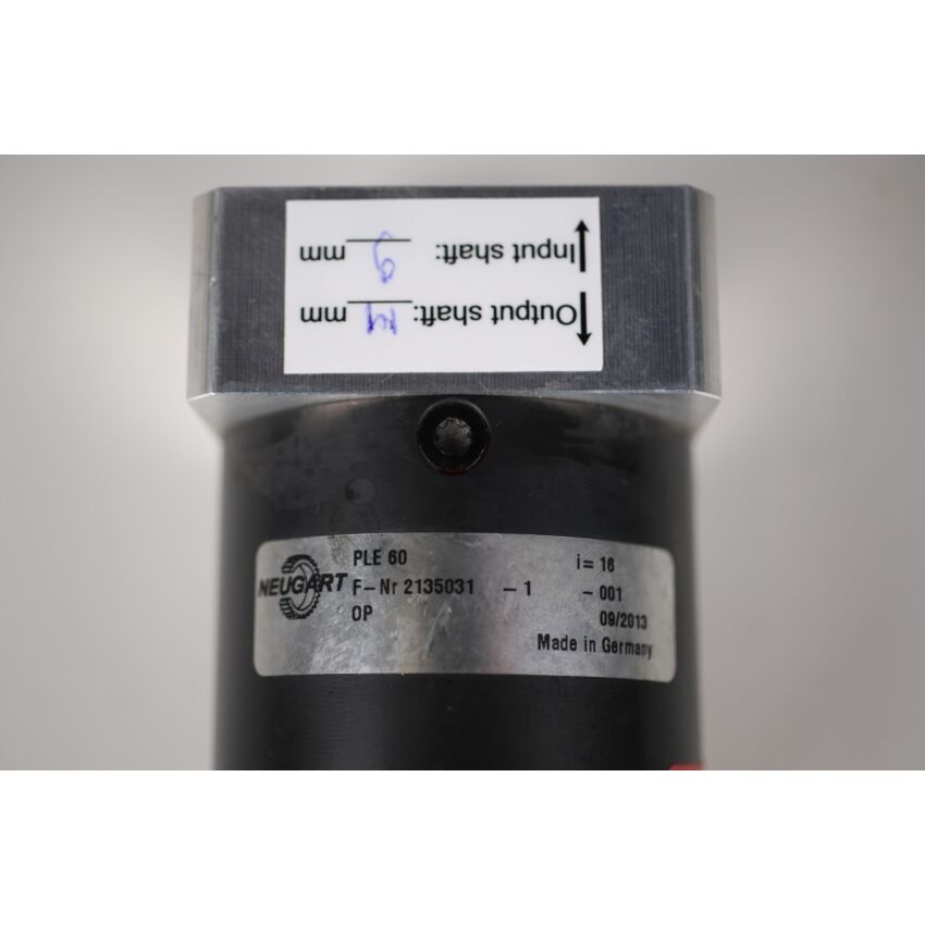 PLE-60 i=18 (output 14mm & input 9mm) 