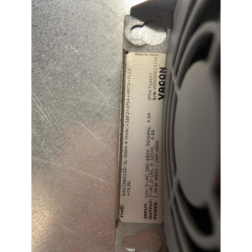 HVAC VACON0100-3L-0004-4-HVAC+SBF2+IP54+HMTX-FL03+DLNL