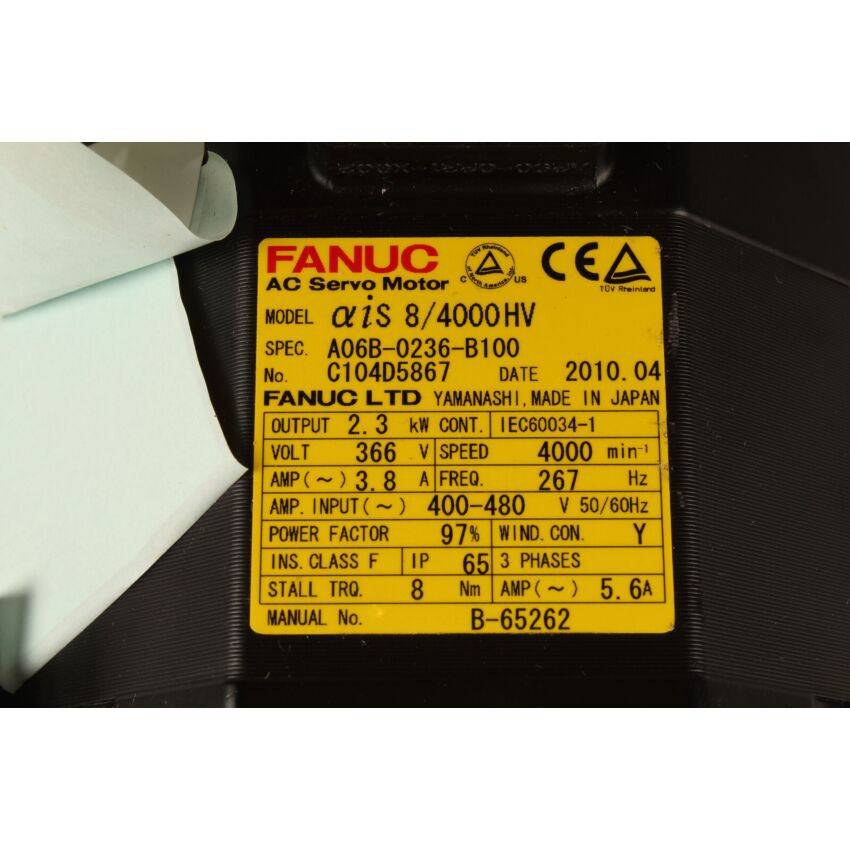 AIS 8/4000HV A06B-0236-B100 (PULSECODER A860-2000-Y301)