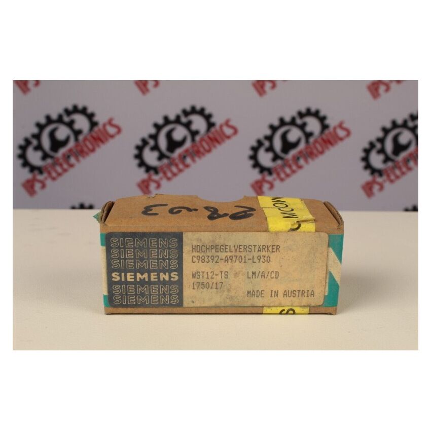 C98392-A9701-L930 WST12-TS 1750/17