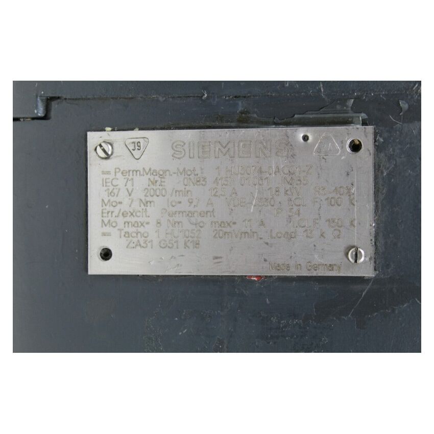 1HU3074-0AC01-Z Z: A31 G51