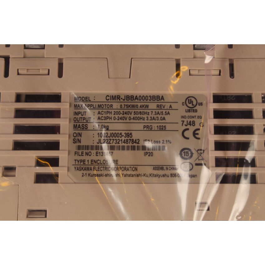 J1000 CIMR-JCBA0003BAA / CIMR-JBBA0003BBA