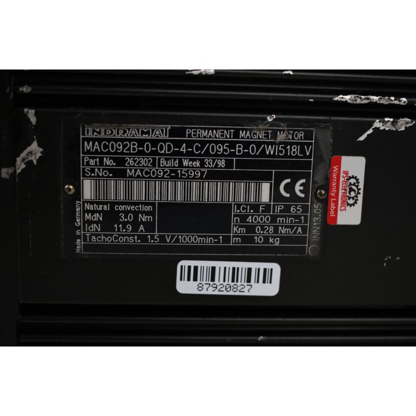 MAC092B-0-QD-4-C/095-B-0/WI518LV