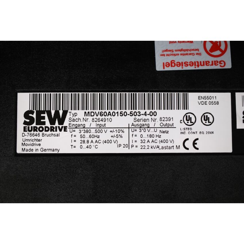 MDV60A0150-503-4-00 / MDX60A0150-503-4-00