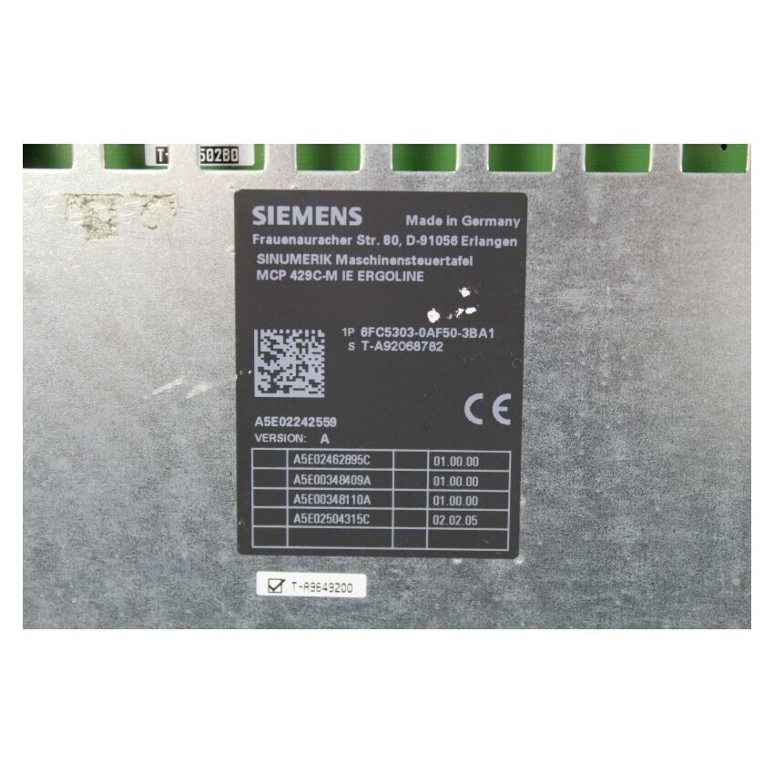 Sinumerik 6FC5303-0AF50-3BA1