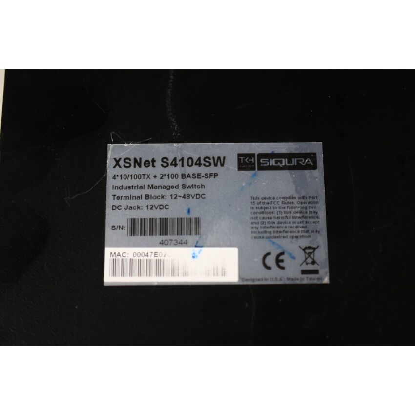 XSNET S4104SW 4*10/100TX + 2*100 BASE-SFP