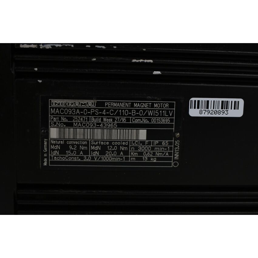 MAC093A-0-PS-4-C/110-B-0/WI511LV
