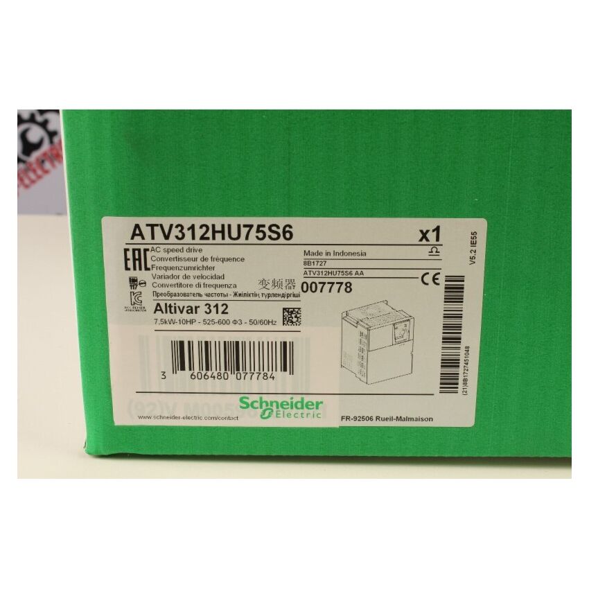 Altivar 321 ATV312HU75S6 - 7.5KW