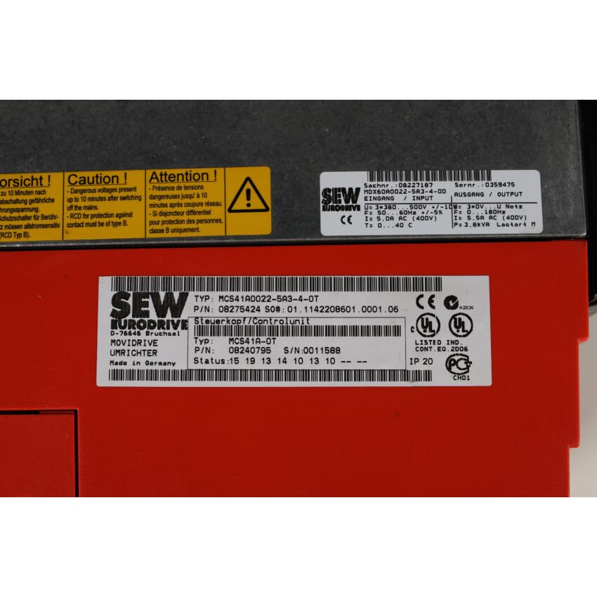 MDX60A0022-5A3-4-00 / MCS41A0022-5A3-4-0T