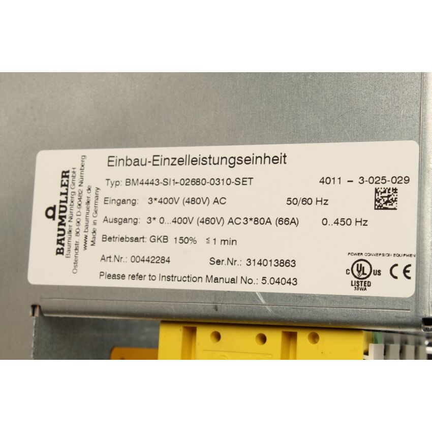 BM4443-SI1-02680-0310-SET - 48Kw