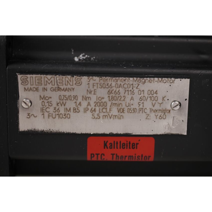 1FT5036-0AC01-Z Z:Y60