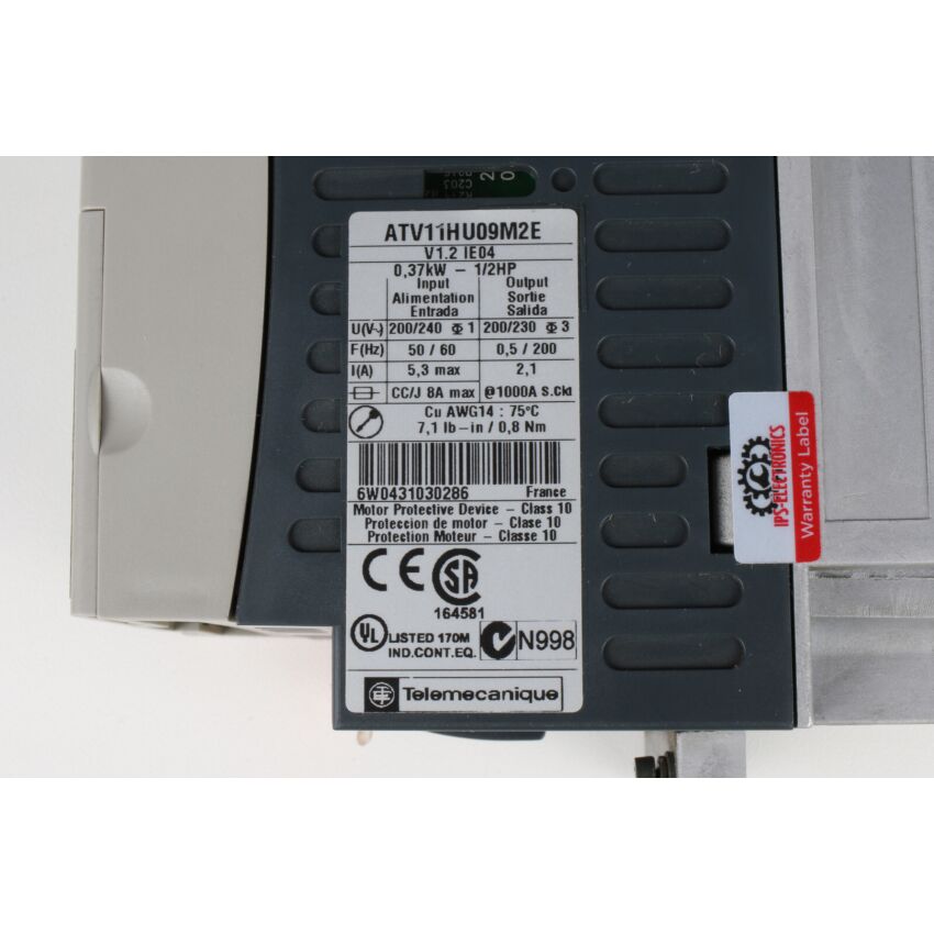 ATV11HU09M2E V1.2 IE04 0.37 KW