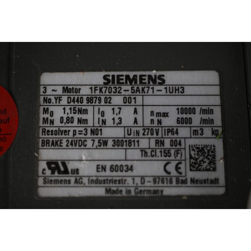 1FK7032-5AK71-1UH3 + FDU1304/2145387-001