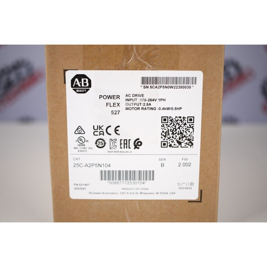 POWER FLEX 527 25C-A2P5N104 SER.B