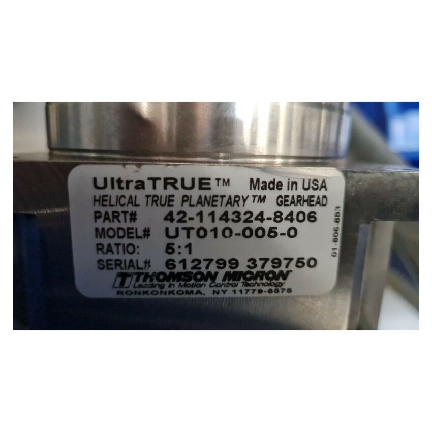 UT010-005-0 Gearhead 42-114324-8406 Ratio 5:1
