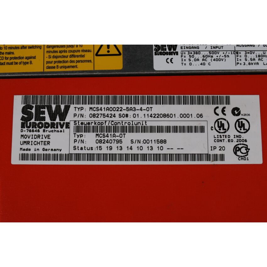 MDX60A0022-5A3-4-00 / MCS41A0022-5A3-4-0T