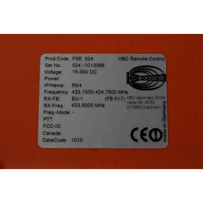 FSE 524 TC643041 MR52407 