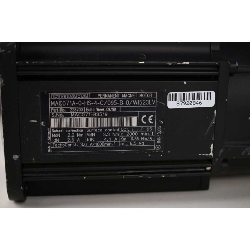 MAC071A-0-HS-4-C/095-B-0/WI523LV