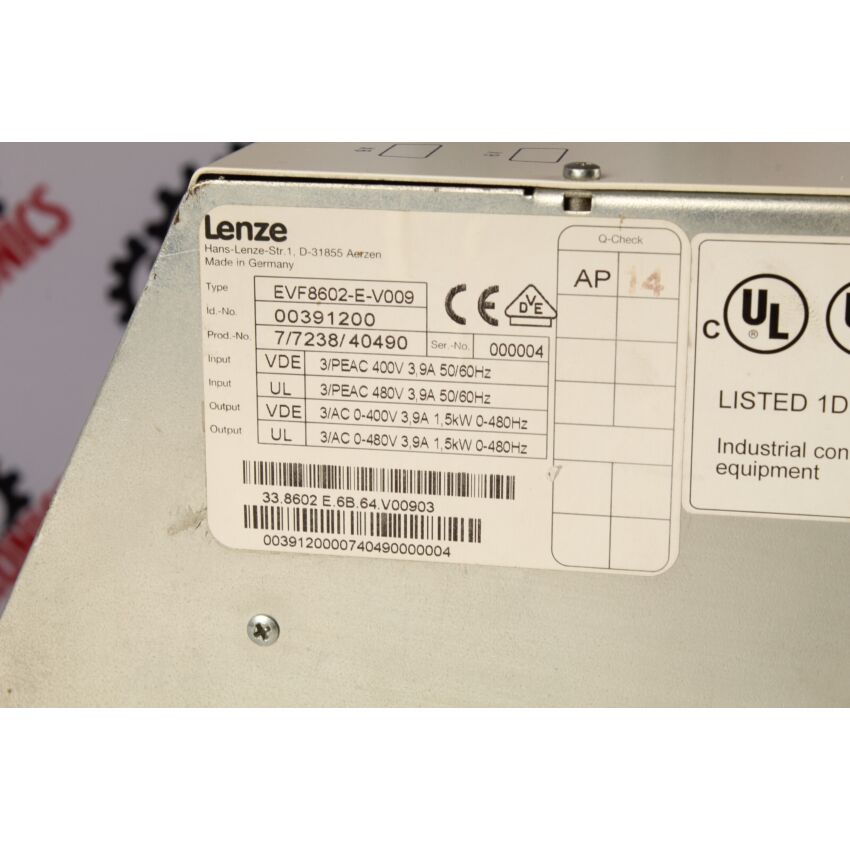 EVF8602-E-V009 (00391200)