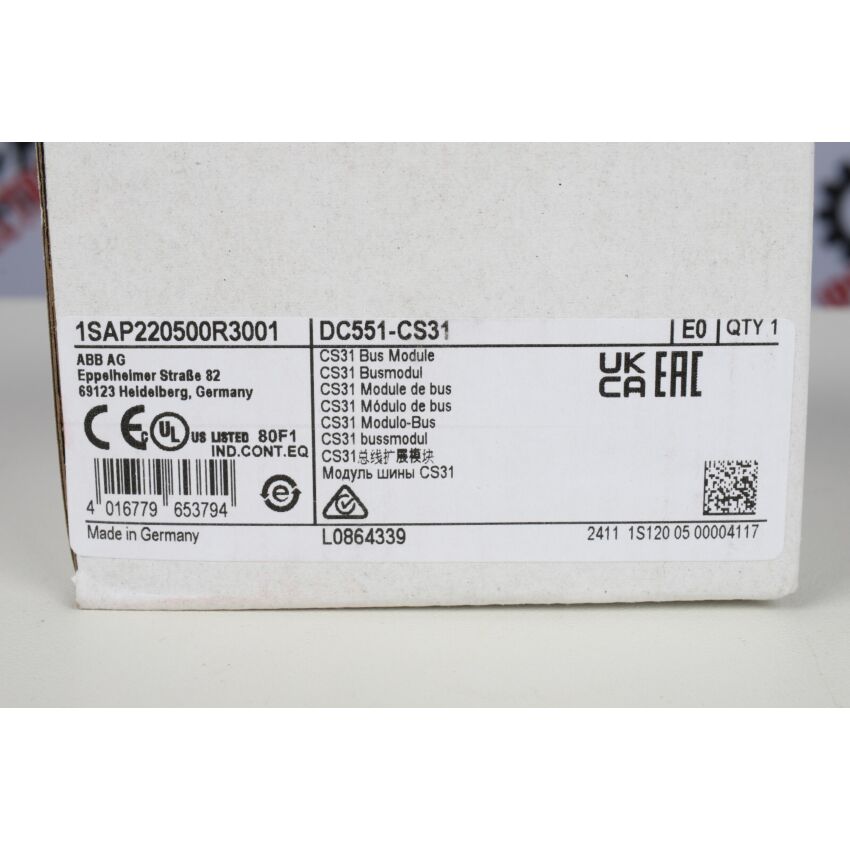 1SAP220500R3001 DC551-CS31