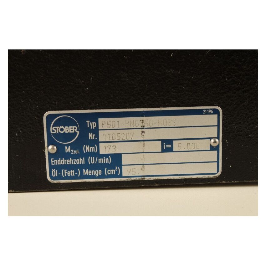 P501-PN0050-M030 (ratio i=5)