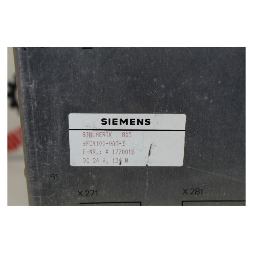 Sinumerik 805 6FC4100-0AA-Z