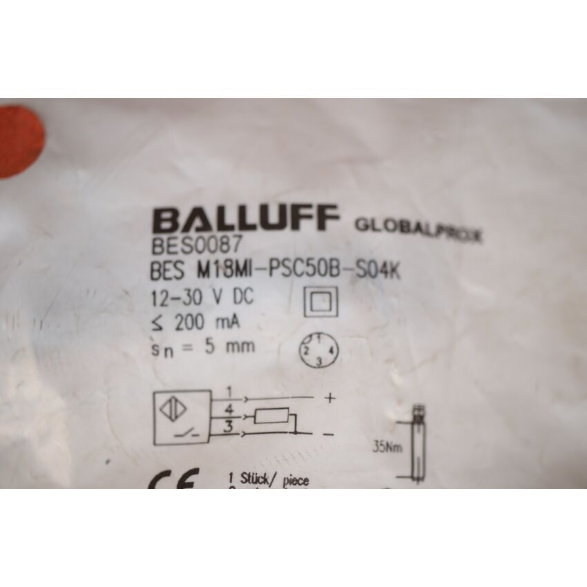 BES0087 BES M18MI-PSC50B-S04K