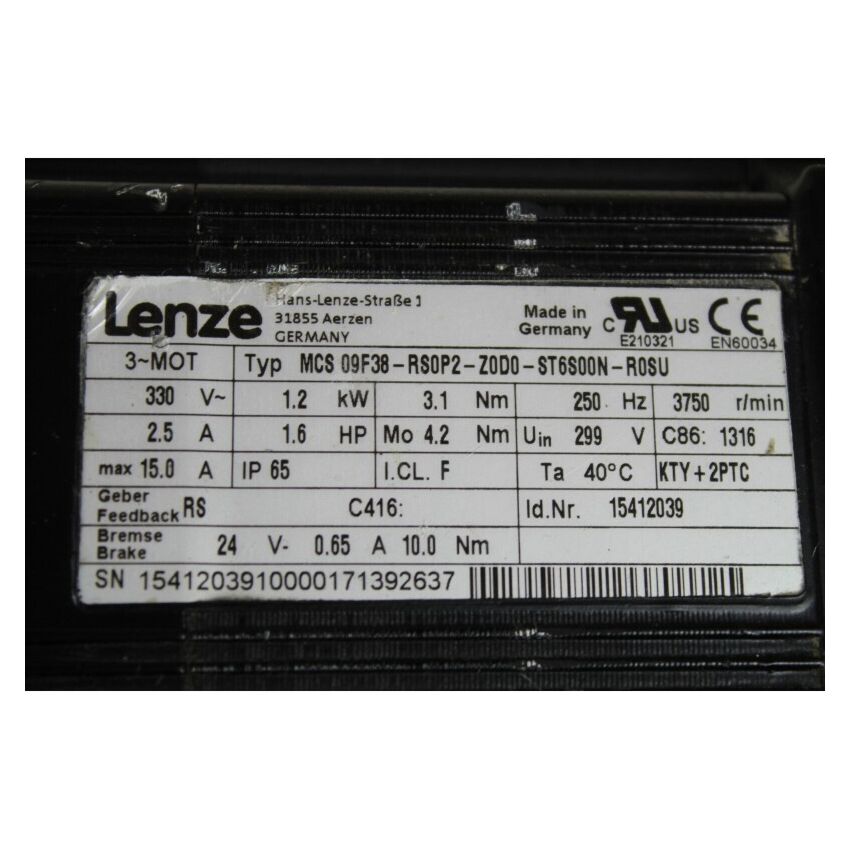 MCS 09F38-RS0P2-Z0D0-ST6S00N-R0SU + GKR04-2S-SAK-09FC38 (ID: 15412039)