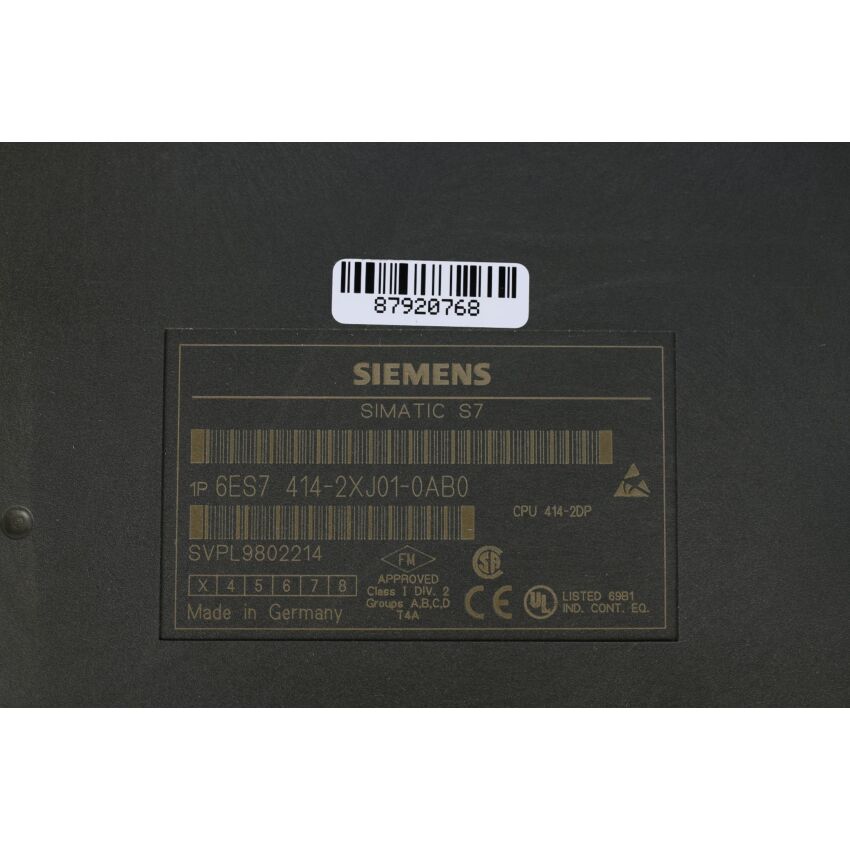 SIEMENS 6ES7 414-2XJ01-0AB0