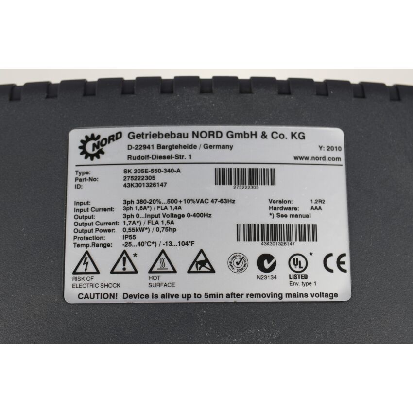 SK 80S/4 TF TI4 / SK 205E-550-340-A