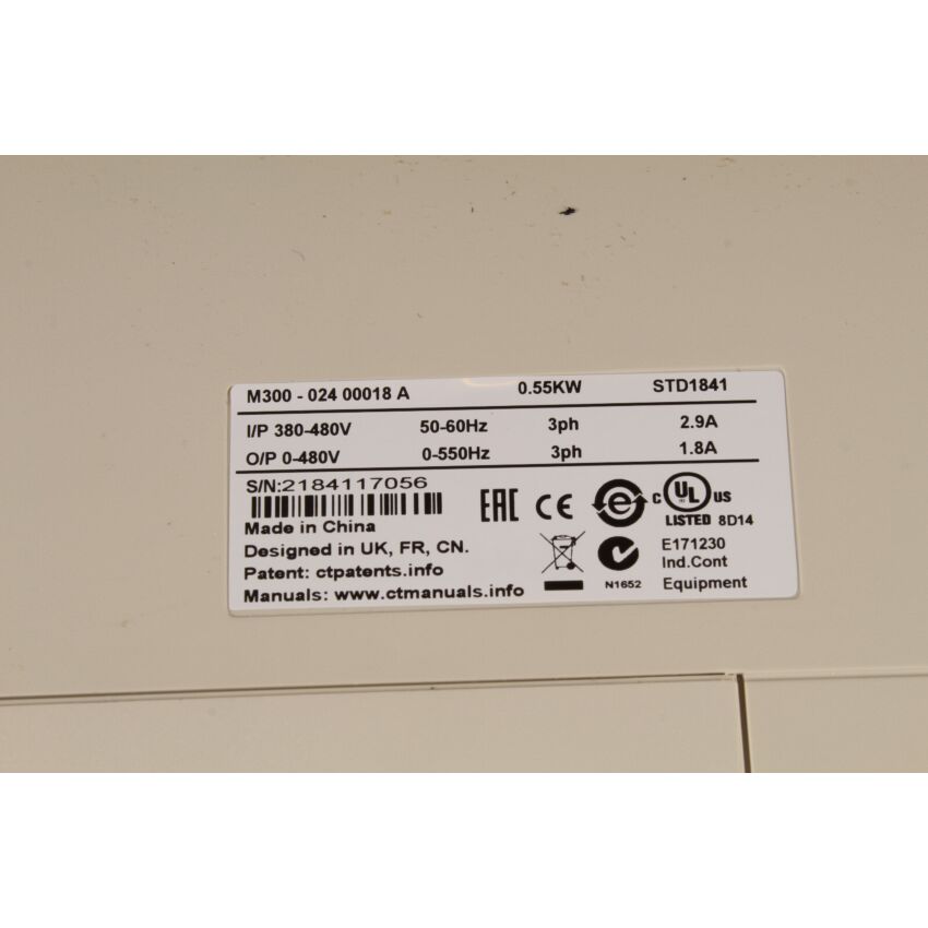 NIDEC UNIDRIVE M300-024 00018 